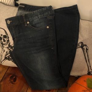 Express Jeans barely boot